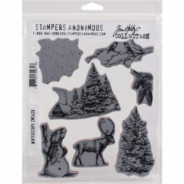Tim Holtz Stempelset - Winterscape